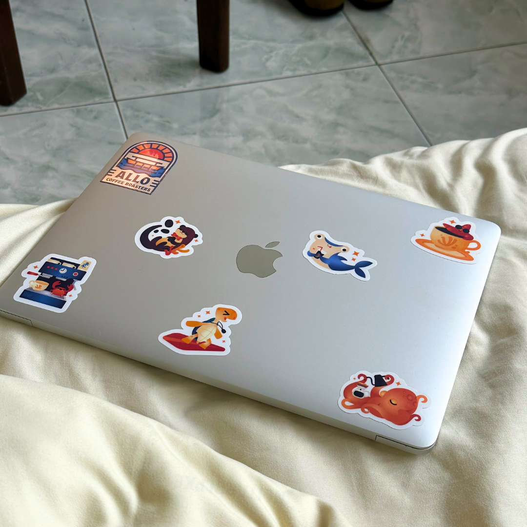 Allo Coffee Buddies Sticker Sheet