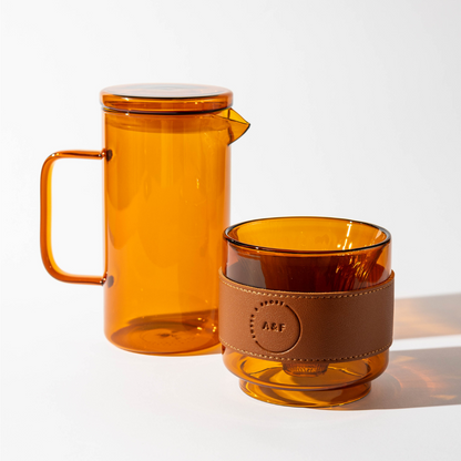 Amber & Frost Coffee Pour-Over Set