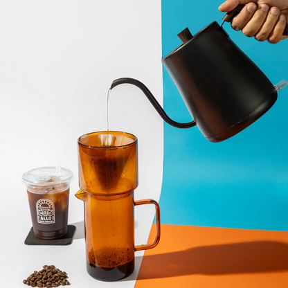 Amber & Frost Coffee Pour-Over Set